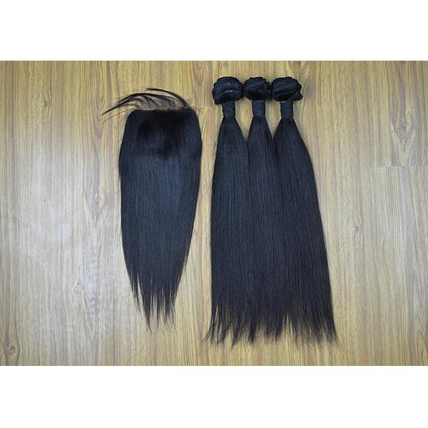 Unprocessed Grade 6A Virgin Brazilian Straight Hair , 110g Double Drawn