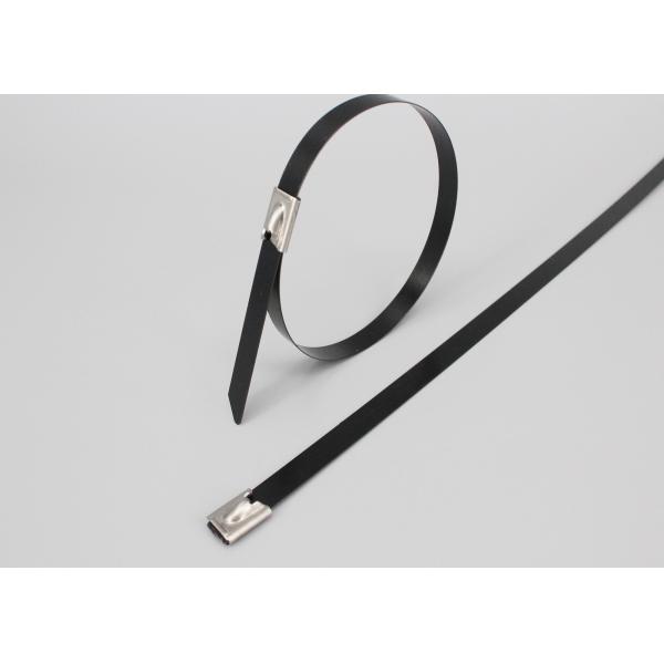 Buy 201 304 316 epoxy coated Stainless steel cable ties-ball self locking at wholesale prices