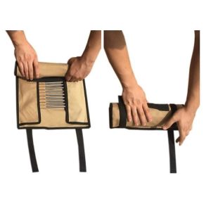 Anti Abrasion Thickened Roll Up Tool Pouch , Multiscene Roll Out Tool Bag