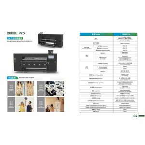 Continuous Ink Supply System Fabric Printer For Inkjet Printing Output