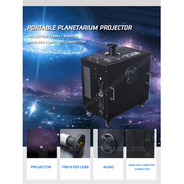 100% Blackout Inflatable Projection Dome Digital Planetarium Dome Projector