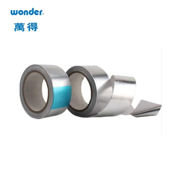 Buy Shiny Silver Foil Aluminum Tape Weather Resistant Sealing Use at wholesale prices
