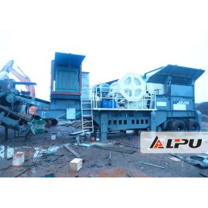 Reasonable Matching Mobile Crushing Plant 54t Portable Rock Crusher
