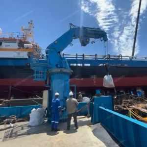 OUCO 9T16.31M Knuckle Telescope Boom Pedestal Crane