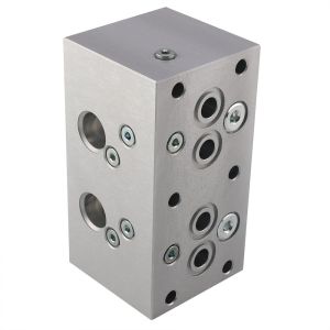 Hydraulic Valve Engineer Manifold Aluminum Stainless Steel CNC Machining