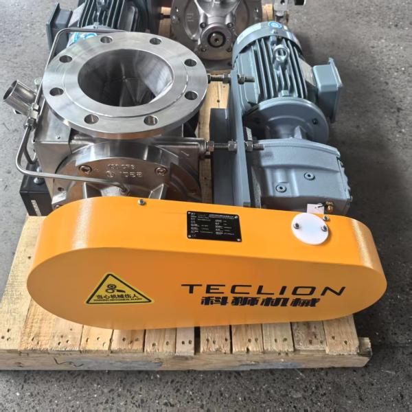 High Pressure Rotary Airlock Valve For Dense Phase Transportation Of Plastic