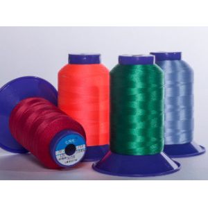 Abrasion Resistant White Embroidery Thread 120d 2 5000m ISO9001