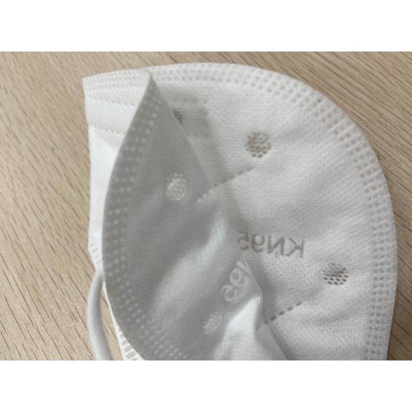 3D Cup Shape Foldable Dust Mask , Non Woven Kn95 Respirator Masks For Outdoor