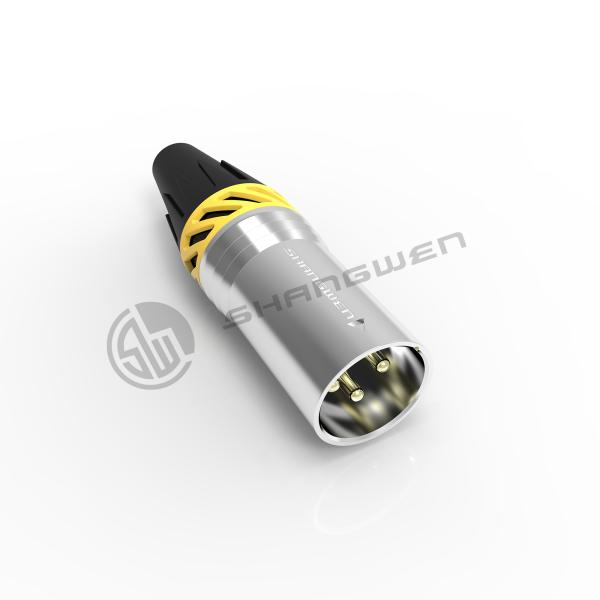 Audio XLR 3 Pin Male Female Plug Connector Electrical IP65 Waterproof