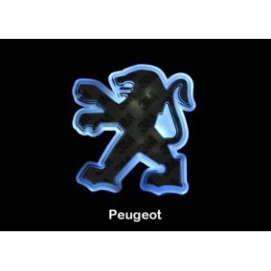 White LED Car Rear Logo Light for PEUGEOT