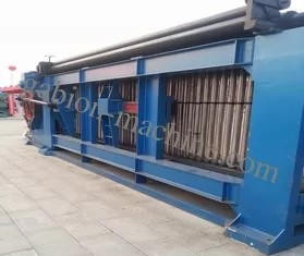 Double Rack Drive 4.2mm Wire Gabion Machine For Sustain Bank
