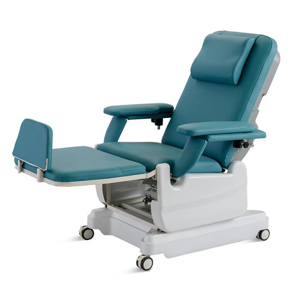 Electric Adjustable Hospital Medical Patient Donation Drawing Manufacturer Cheap Blood Collection Donor Dialysis Chair