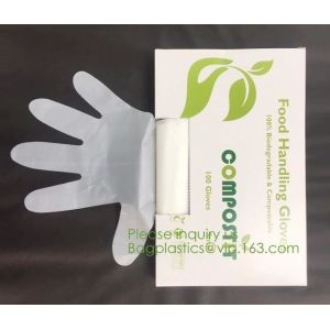 Biodegradable and compostable PLA gloves,OEM cheap biodegradable kitchen