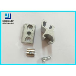 Alloy Aluminum Tubing Joints AL-16 Double Sides Outer Connector Anodizing Silver