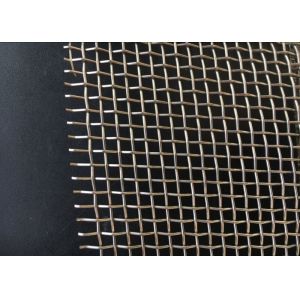 High Carbon Steel 65mn 3m X 3m Crimped Woven Wire Mesh With Hook