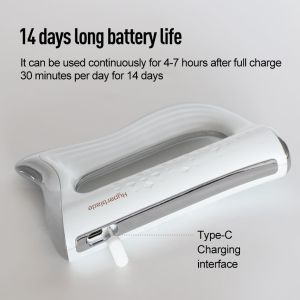 Automatic fascial knife in hand