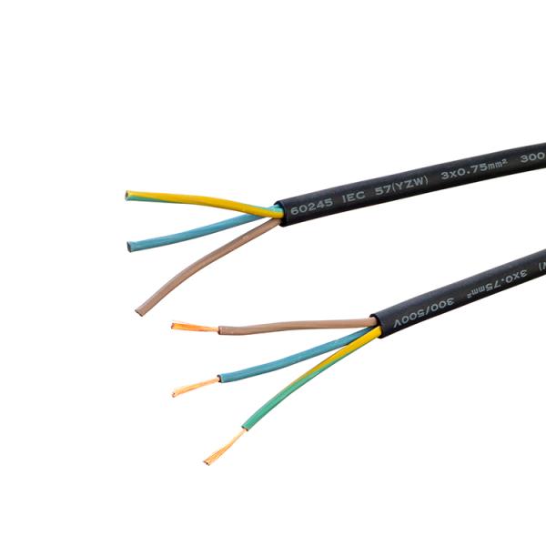 Industrial Environments H07rnf 3g1 5 Flaming and Fire Resistant External Usage Rubber Wire Electrical Wire 100M Per Roll