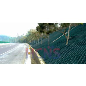 Retaining Wall Plastic Textured HDPE Geocell Lightweight Flexible Three