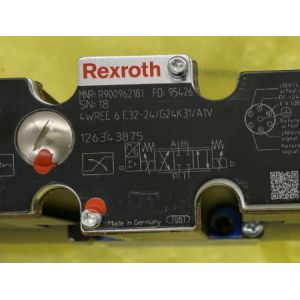 Rexroth R900928553 Hydraulic Proportional Valve R900927230 4WREE10E75-23/G24K31