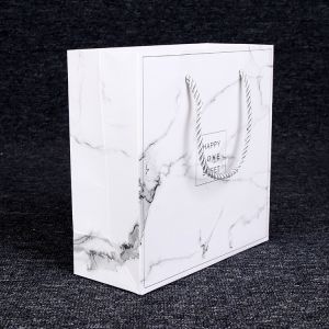 Customized Logo Retail Gift Shopping Boutique Paper Bag With Logo For Your