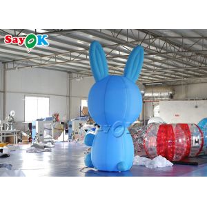 3m Inflatable Cartoon Characters Jumbo Blow Up Blue Bunny