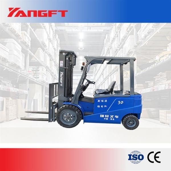Buy 3 Tons Lithium Electric Powered Forklift CPD30 3000KG at wholesale prices