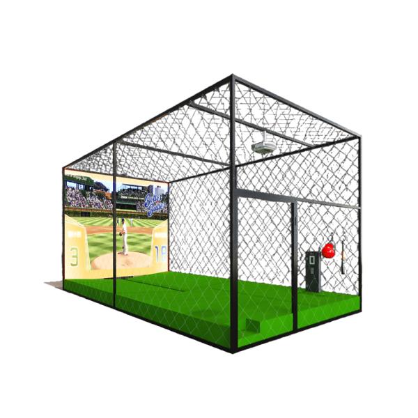 Cheap Modern Indoor AR Experience Interactive Games Screen Baseball Simulator
