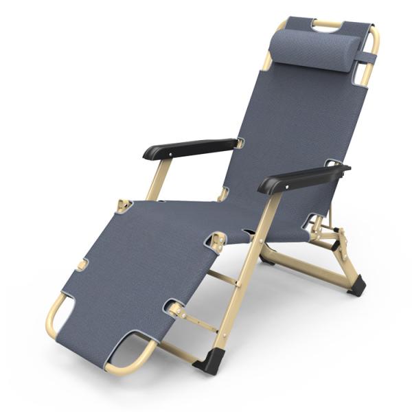 Modern Design Outdoor Foldable Chaise Lounge Chair for Patio Garden Beach and Pool