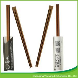 Natural Chinese Eating Sticks 24cm Bamboo Chopsticks Tensoge Carbonized