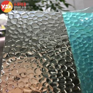 China 3mm 4mm 1100 3003 5083 6061 Mirror Polished Reflective Embossed Aluminum Tread Plate Checkered on sale