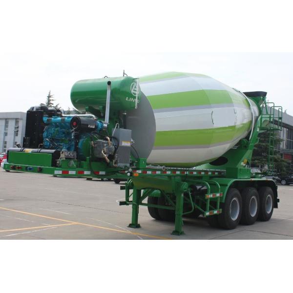 Buy 12m3 Concrete Mixer Semi Trailer Truck 9970x2500x3940mm Outline Dimension at wholesale prices