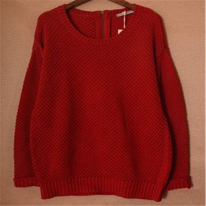 Ladies Back Zipper Swetsers