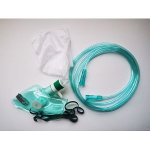 Transparent Non Rebreather Bag PVC Oxygen Respirator Face Mask