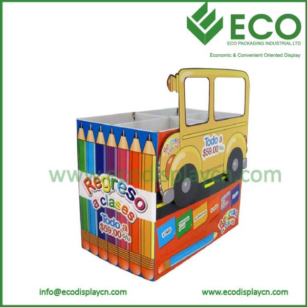 POS Supermarket Corrugated Cardboard Advertising Promotion Pallet Display For Toys