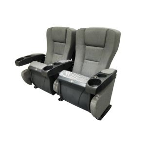 China 2mm Foot Rest Commercial Theater Chairs With Cup Holder Drinks Popcorn on sale