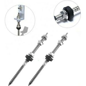 SUS304 Double End Dowel Screw for Metal Roof M10 Double Thread Tapping Hanger