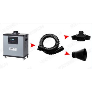 Soldering Industrial Fume Extractor Flexible Adjustable Smoking Nozzle