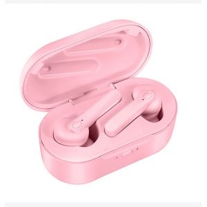 Black Bluetooth Ipx8 Waterproof Earbuds With Microphone