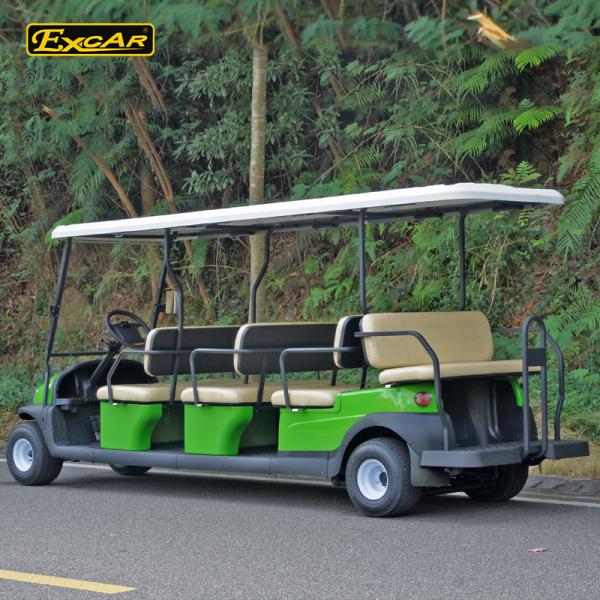 Tourist Electric Sightseeing Car , 3.7kw 48v Trojan Battery Operated Golf Cart