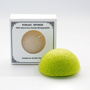 Organic Skincare Biodegradable Facial Konjac Sponge Removing Toxins