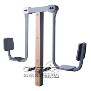 China china outdoor park gym equipment  park wood outdoor leg press machine on sale