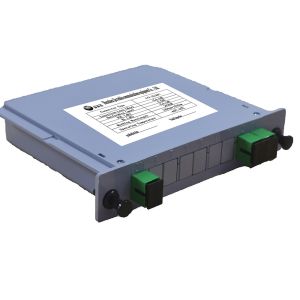 FTTX FTTH 1x2 SC APC PLC Fiber Splitter SM Compact size 1260-1650nm