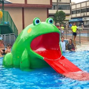 Water Park Swimming Pool Fiberglass Little Rabbit Slide for Children