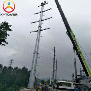 Galvanized Steel Monopole for Electricity Power Transmissionand Distribution