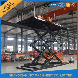 Durable Hydraulic Scissor Car Parking Lift , Vehicle Scissor Lift With CE