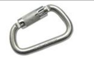 China Engraving Available carabiner for rock climbing Isure marine on sale