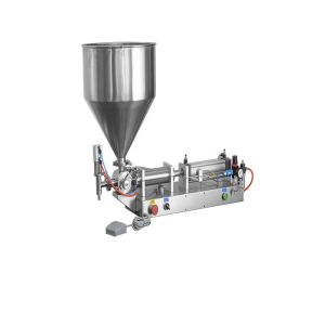 Food Grade DUOQI G1WTD Paste and Liquid Dual Filling Machine for Restaurant