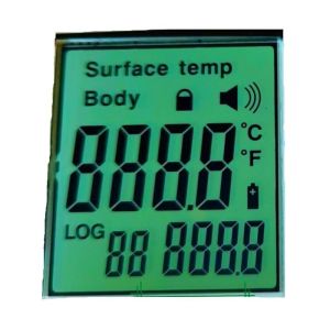 Zebra Interface LCD Segment Display For Infrared Thermometer