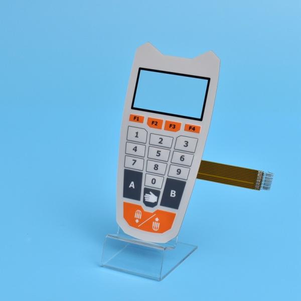 Buy High Reliability Transparent Polyester Graphic Overlay Membrane Switch With LCD Window at wholesale prices