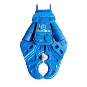 Excavator hydraulic shears for crushing and secondary demolition